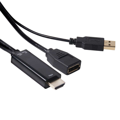 CLUB3D ADATTATORE HDMI TO DISPLAYPORT M/F BLACK